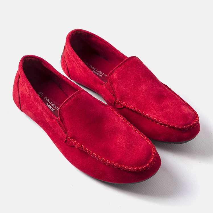 Mocasines de hombre Sterlington rojos 1