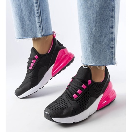 BM Deportivas corte en negro y rosa 1