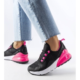 BM Deportivas corte en negro y rosa 2