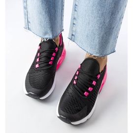 BM Deportivas corte en negro y rosa 3