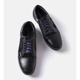 Zapatos negros elegantes para hombre de Brisebois. 2