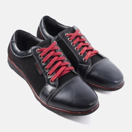 Zapatos negros elegantes para hombre de Brisebois. 1