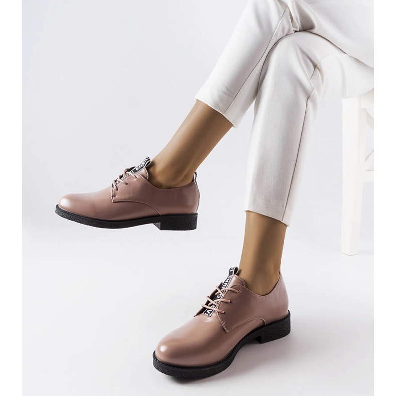 Zapatos cordones rosa Edmonton rosado 1