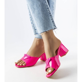 Deslizadores de poste Branch lacado rosa rosado 2 Deslizadores de poste Branch lacado rosa rosado 2