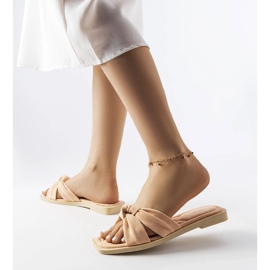 Inna Zapatillas de estar por casa rosas de ecogamuza de Pride rosado 1