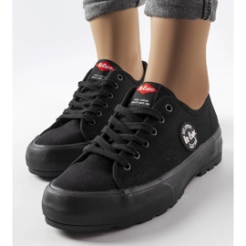 Lee Cooper LCW-23-44-1652L zapatillas negras negro 2