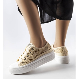 Lee Cooper LCW23-44-1620 zapatillas caladas beige 1