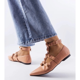 Bailarinas beige con espectacular cierre Blur 1 Bailarinas beige con espectacular cierre Blur 1