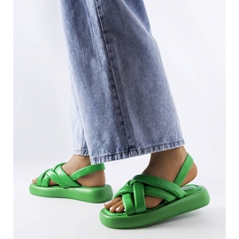 Toboganes de plataforma verdes Primeau 1 Toboganes de plataforma verdes Primeau 1