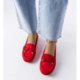 BM Mocasines rojos con lazo de Grasselli 2