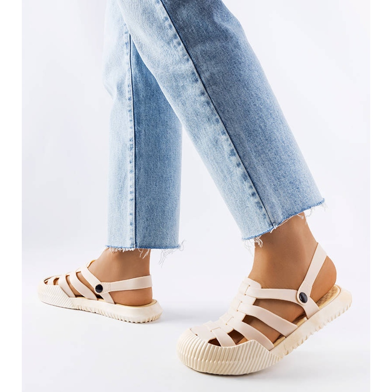 Sandalias de goma beige Canton 1