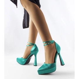 Zapatos de tacón verde Dallas 2 Zapatos de tacón verde Dallas 2
