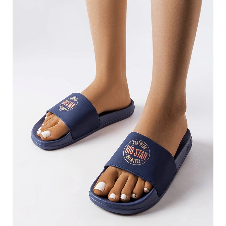 Chanclas Big Star JJ274A280 azul marino 1 Chanclas Big Star JJ274A280 azul marino 1
