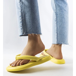 Chanclas gruesas amarillas Smithfield amarillo 2