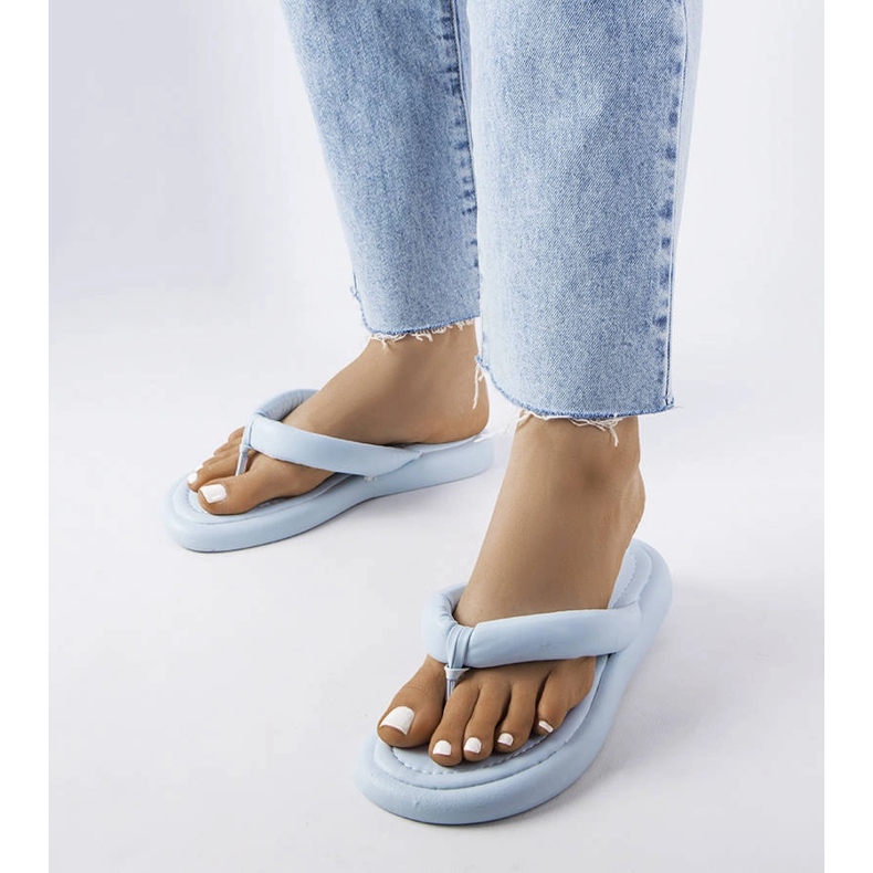Chanclas gruesas Smithfield azules 1 Chanclas gruesas Smithfield azules 1