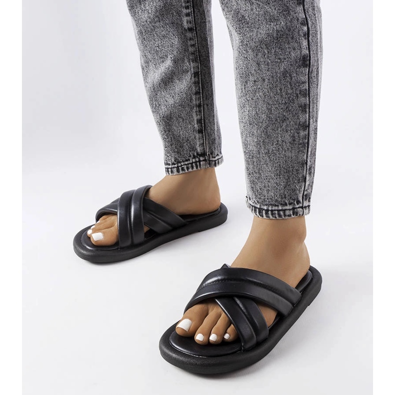 Chanclas Lubbock negras negro 1 Chanclas Lubbock negras negro 1
