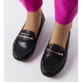 Mocasines negros con acabado mate de Sorel 2