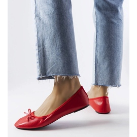 Bailarinas rojas con lazo de Vaillancour rojo 1