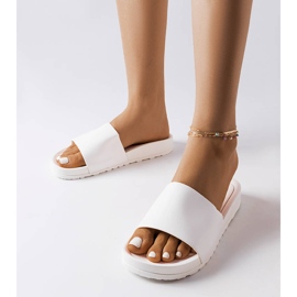 Inna Chanclas de goma blancas de Sabourin blanco 1