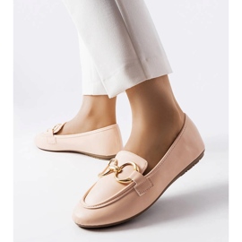 Mocasines Couturier mujer beige 1