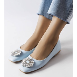 Bailarinas azules con broche Miren 1