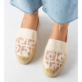 Alpargatas de malla beige de Bateliers 2