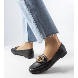 Mocasines negros con pedrería de Neuer 1