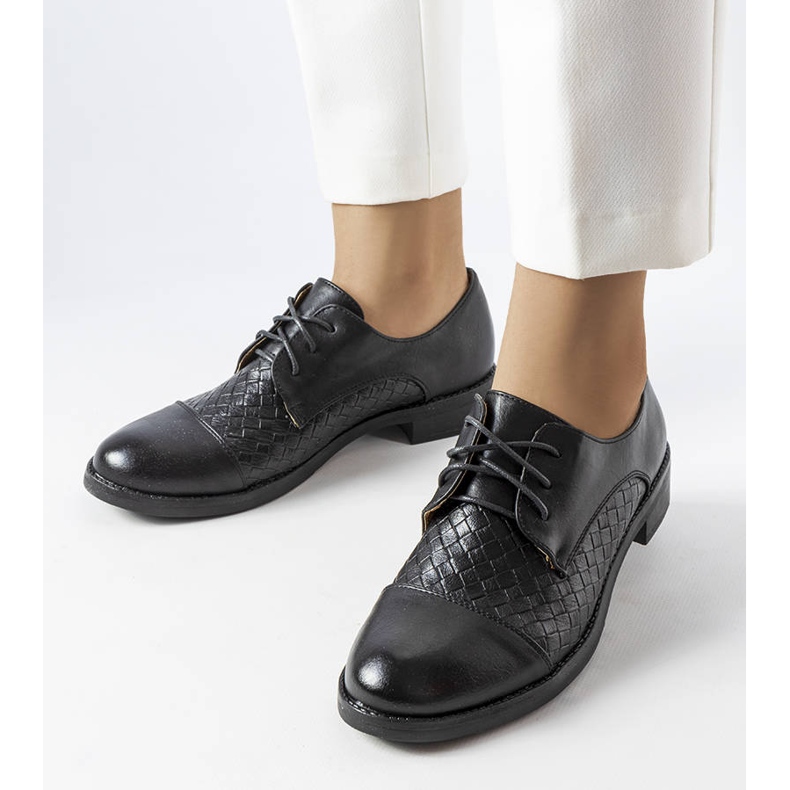 Zapatos brogue beige LS5379 Taupe negro 1 Zapatos brogue beige LS5379 Taupe negro 1