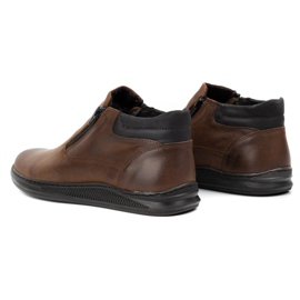 Polbut Botas de invierno de hombre marrón oscuro K29 6