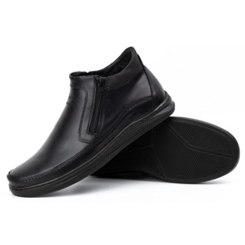 Polbut Botas de invierno de hombre negro K30 4