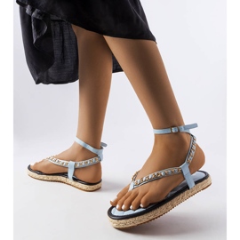 Sandalias de cadena azules de Varieur. 2