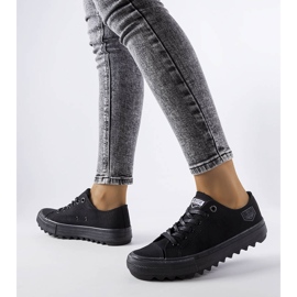 Zapatillas negras Big Star FF274248 negro 2