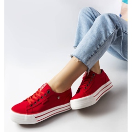 Big Star Deportivas plataforma rojas BigStar HH274053 rojo 1