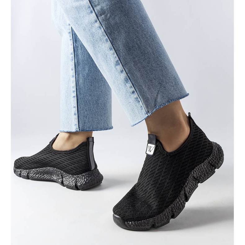 Zapatillas slip-on negras de Yellville negro 1