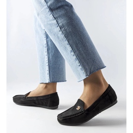 Mocasines negros de mujer de Clardoux 2
