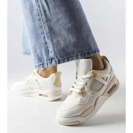 Deportivas beige de materiales combinados de Malas 2