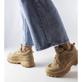 Chunky sneakers beige oscuro de Mikeladze 1