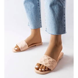 Sandalias planas beige de Amalie 1
