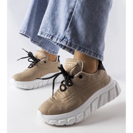 Zapatillas beige oscuro de Aisys 1