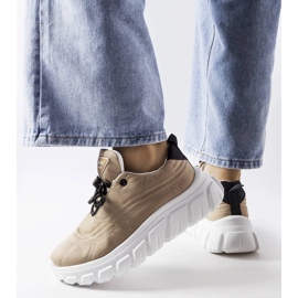 Zapatillas beige oscuro de Aisys 2