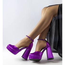 Inna Zapatos de tacón violeta de Elida. 1