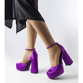 Inna Zapatos de tacón violeta de Elida. 2