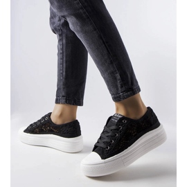 Deportivas caladas negras Lee Cooper LCW-23-44-1618L negro 1