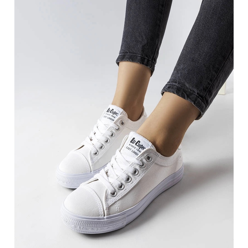 Lee Cooper LCW-22-31-0979L zapatillas blancas blanco 1