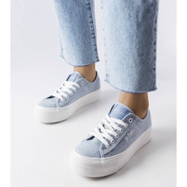 Zapatillas azules Lee Cooper LCW-22-31-0891L 1