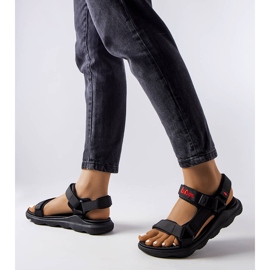 Lee Cooper LCW-23-34-1695L sandalias negras negro 1