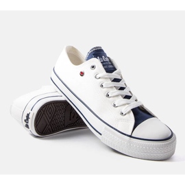 Zapatillas blancas de Lee Cooper LCW-22-31-0931M blanco 2
