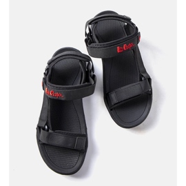 Lee Cooper Sandalias deportivas negras con velcro LCW-34-0960M negro 2