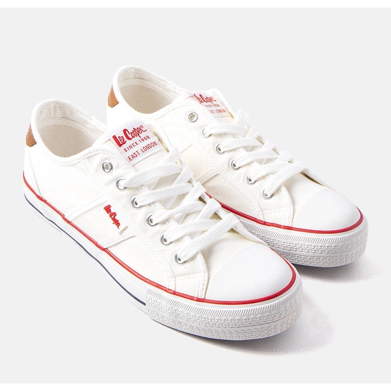 Zapatillas blancas de hombre Lee Cooper LCW-22-31-0863M blanco 1