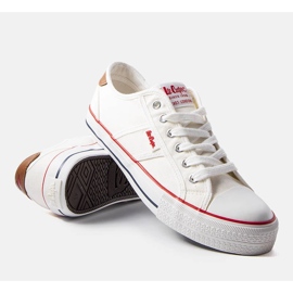 Zapatillas blancas de hombre Lee Cooper LCW-22-31-0863M blanco 3